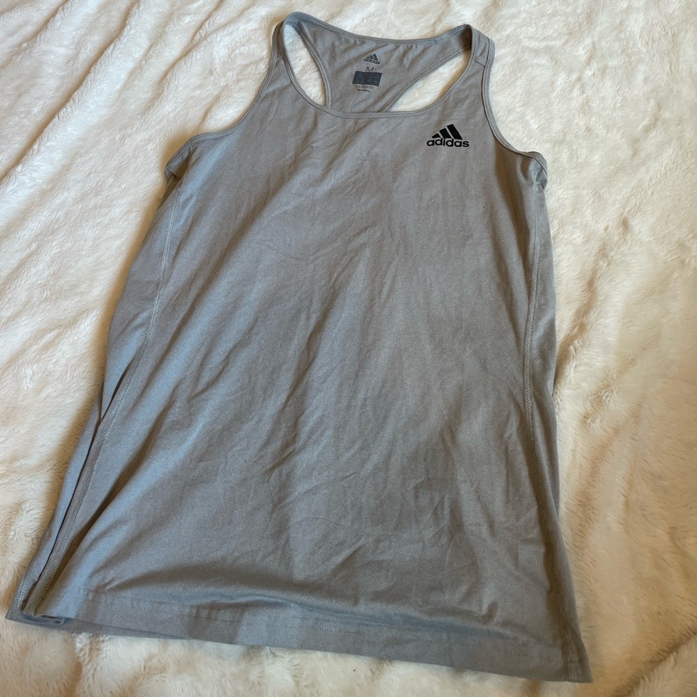 Adidas gray women’s tank top